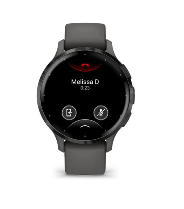 Smartwatch Garmin Venu 3S, GPS, Wi-Fi, curea silicon, Black Sesame/Slate 2 Smartwatch Garmin Venu 3S, GPS, Wi-Fi, curea silicon, Black Sesame/Slate - imagine 2
