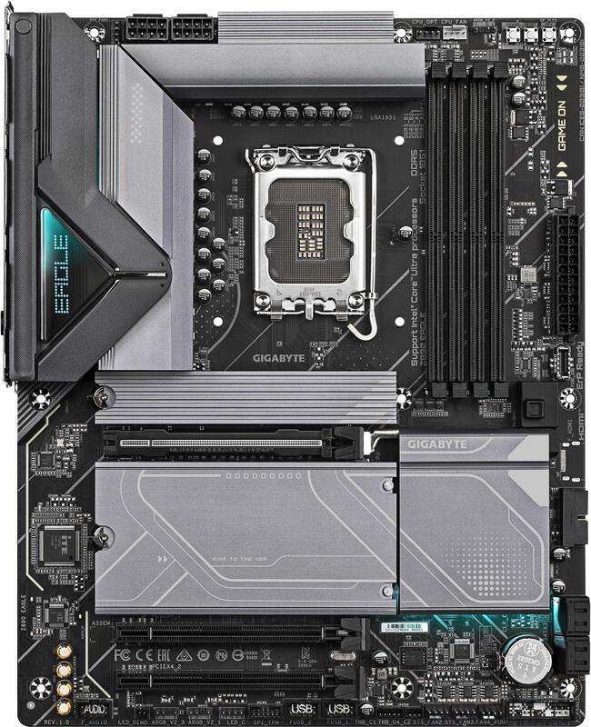 Placa de baza GIGABYTE Z890 EAGLE, LGA1851, DDR5, ATX, Negru/Gri