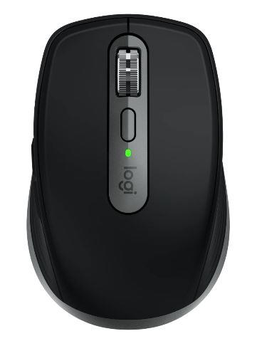 Mouse wireless Logitech MX Anywhere 3S for Mac, Bluetooth, Scroll MagSpeed, Multidevice, USB-C, Space Grey