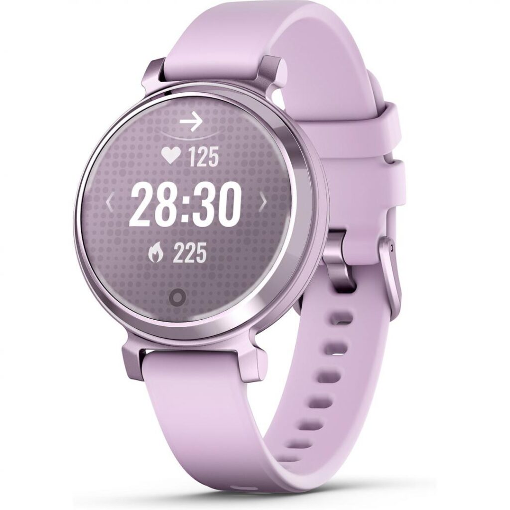 Smartwatch Garmin Lily 2, 35mm, curea silicon, Lilac