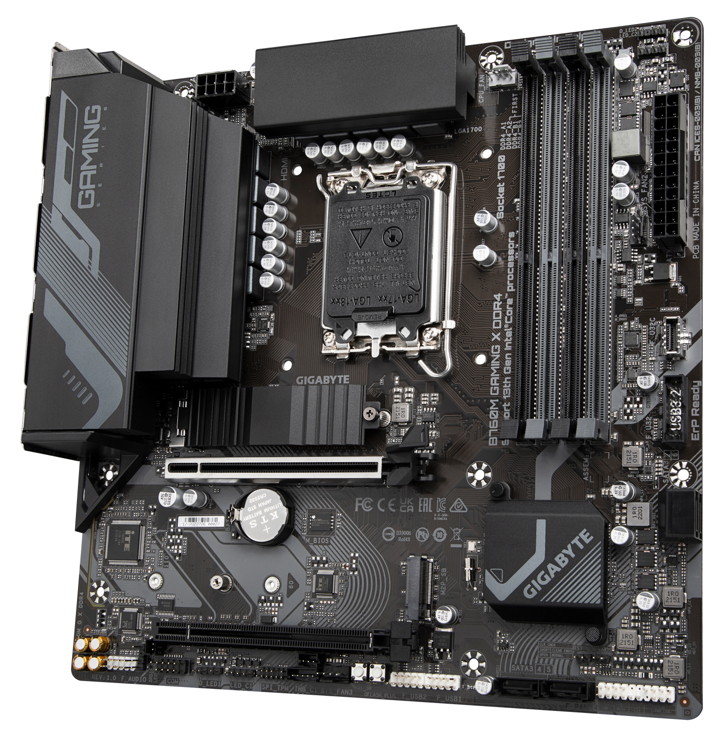 Placa de baza Gigabyte B760M GAMING X DDR4, Socket 1700 2 Placa de baza Gigabyte B760M GAMING X DDR4, Socket 1700 - imagine 2