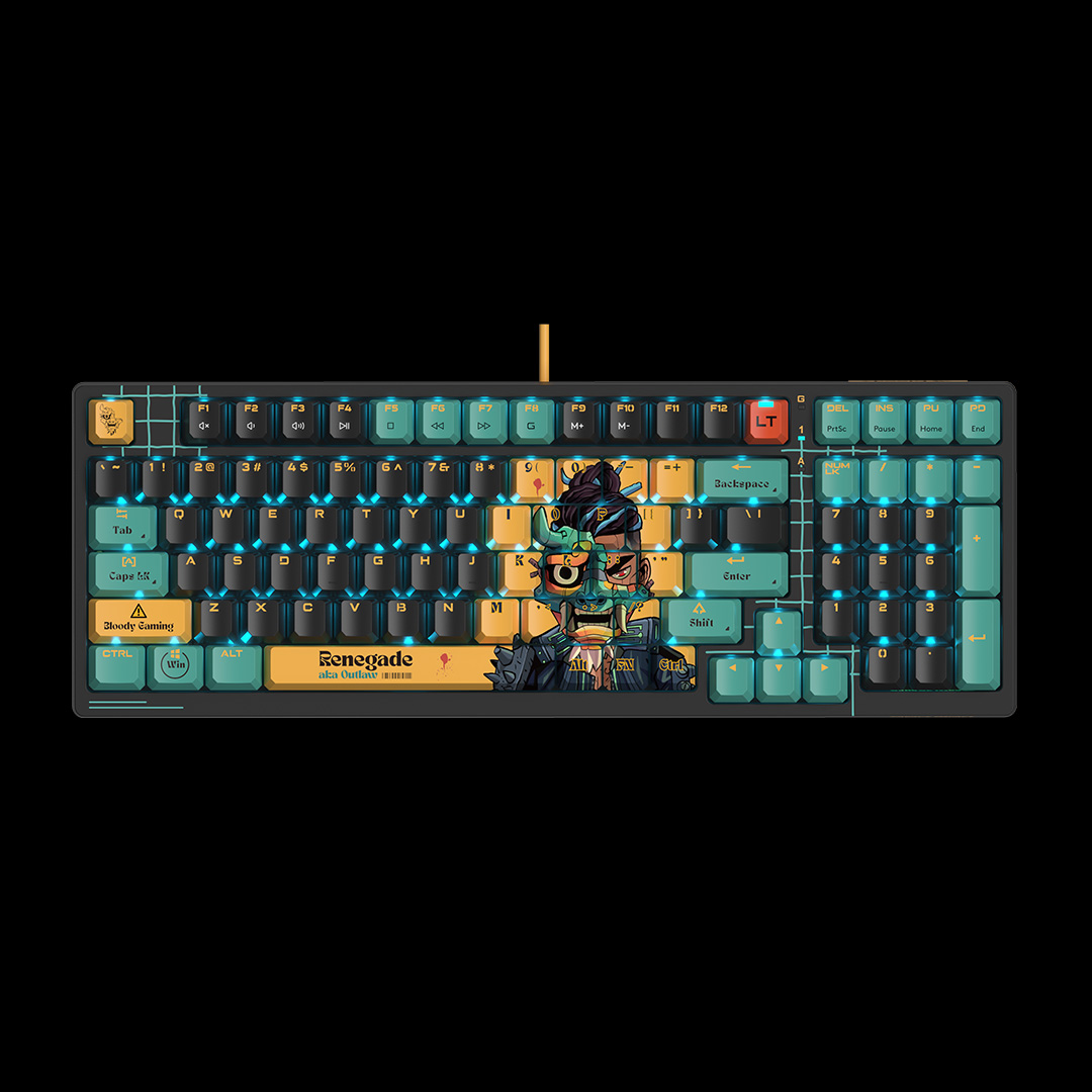 Tastatura, A4TECH Bloody AT98, Mechanic (Alpha Switch), RGB, Renegade, Gaming, ENG, Negru 1 Tastatura, A4TECH Bloody AT98, Mechanic (Alpha Switch), RGB, Renegade, Gaming, ENG, Negru