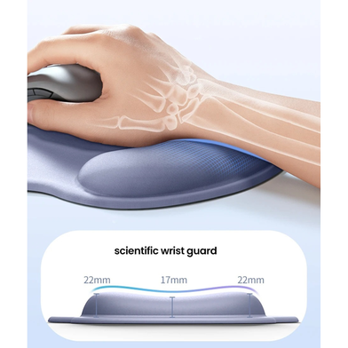 Mousepad ergonomica Ugreen, Lycra + Poliuretan, 220x245x5mm, Gri 2 Mousepad ergonomica Ugreen, Lycra + Poliuretan, 220x245x5mm, Gri - imagine 2