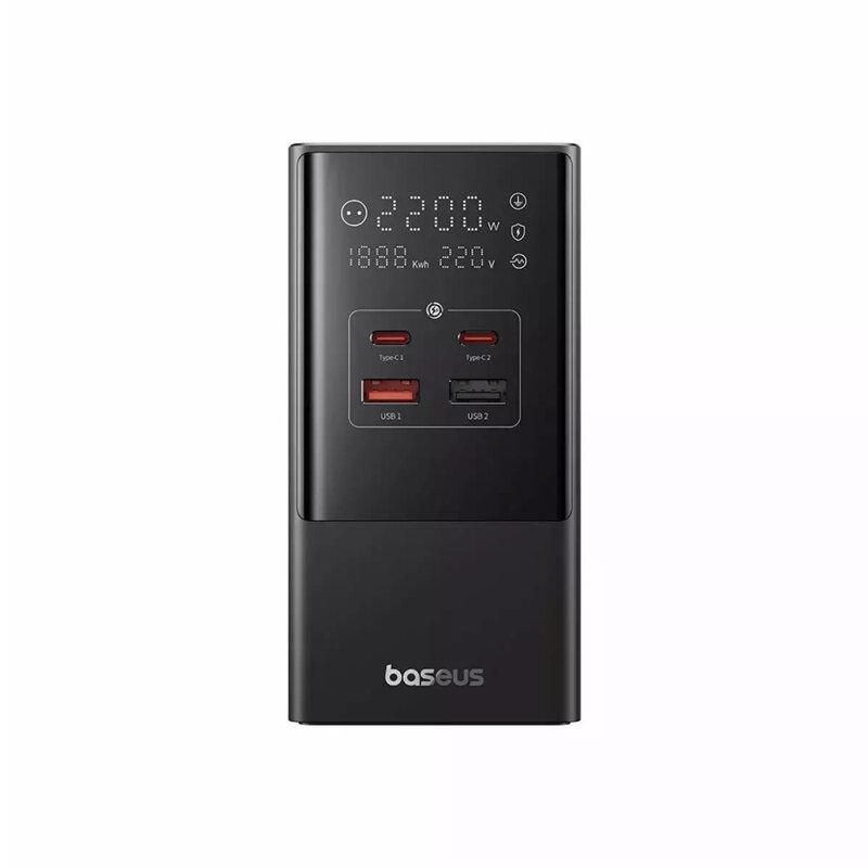 Incarcator de retea Baseus PowerCombo, cu prelungitor, 35W, 3x AC, 2x USB-C, 2x USB-A, 1.5m, Negru 5 Incarcator de retea Baseus PowerCombo, cu prelungitor, 35W, 3x AC, 2x USB-C, 2x USB-A, 1.5m, Negru - imagine 5