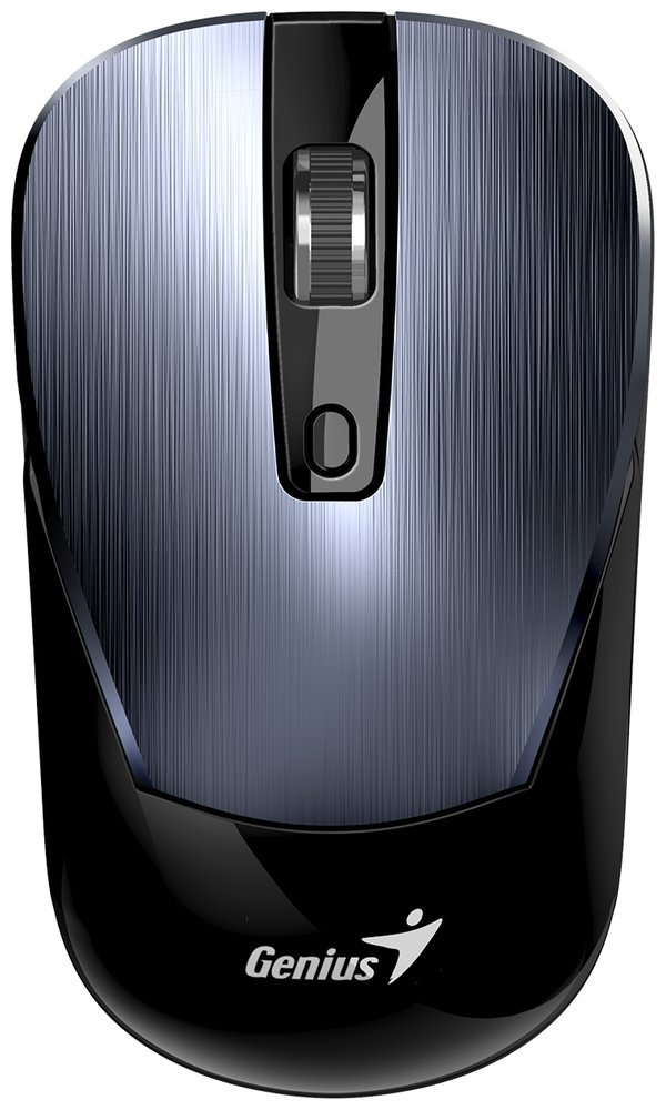 Mouse wireless Genius NX-7125, 1200DPI, Gri metalic