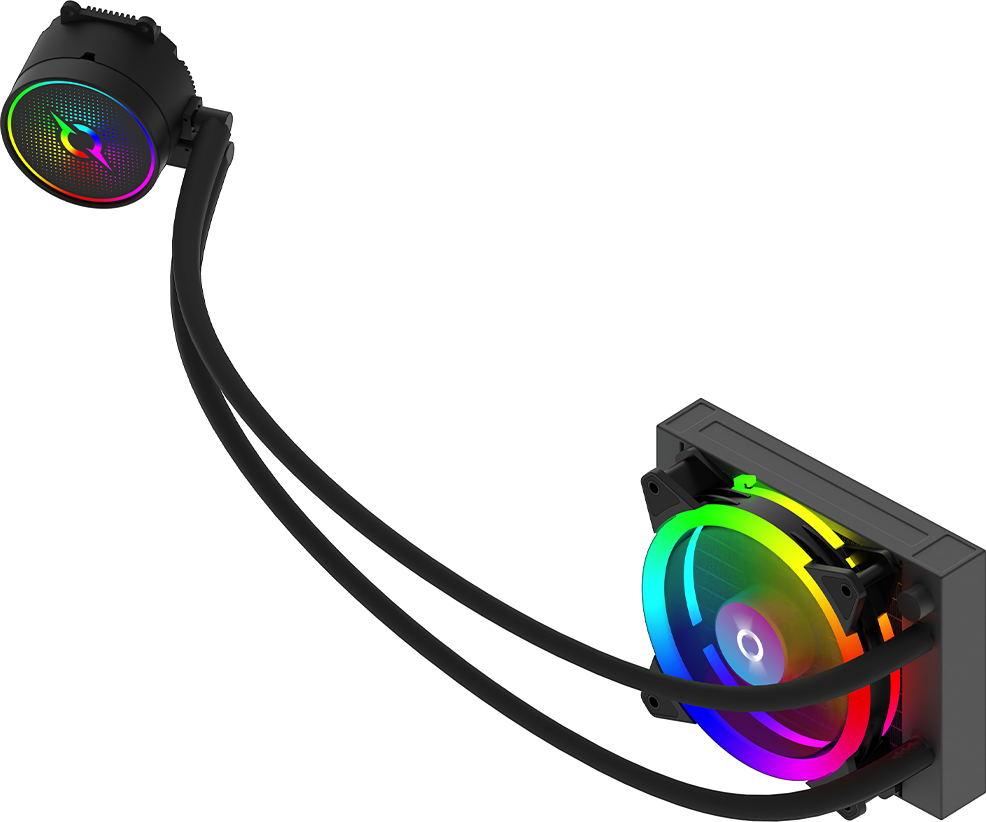 Cooler Procesor AQIRYS Aquarius 120 AiO Black, compatibil AMD/Intel 5 Cooler Procesor AQIRYS Aquarius 120 AiO Black, compatibil AMD/Intel - imagine 5