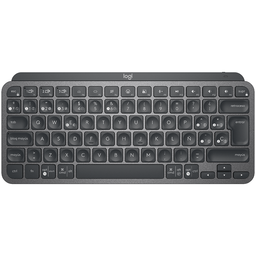 Tastatura iluminata Logitech MX Keys Mini, Wireless, layout US INTL, Negru
