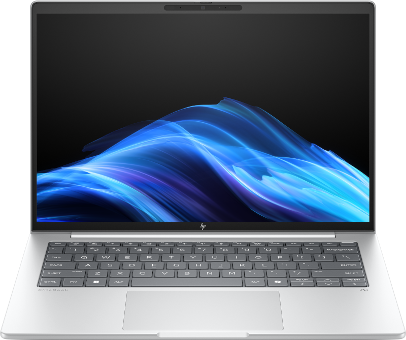 Laptop HP EliteBook 8 G1i AD4A1ET, 14 inch 1920 x 1200, Intel 255U 12 C / 14 T, 2.4 GHz – 5.2 GHz, 12 MB cache, 32 GB RAM, 1 TB SSD, Intel Graphics, Windows 11 Pro