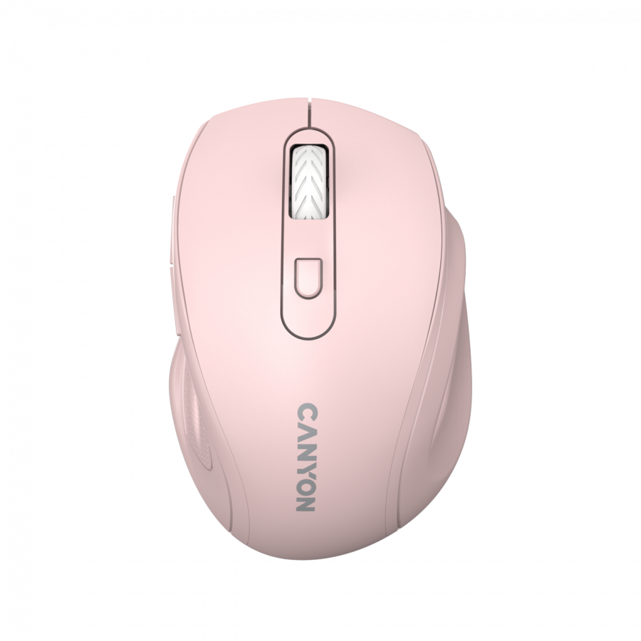 Mouse Canyon OnClick 20, USB, Wireless, 1600 dpi Roz