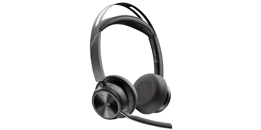 Casti cu fir HP Poly VF2 -M USB-C-C HS +USB-C/A +CHS, negru