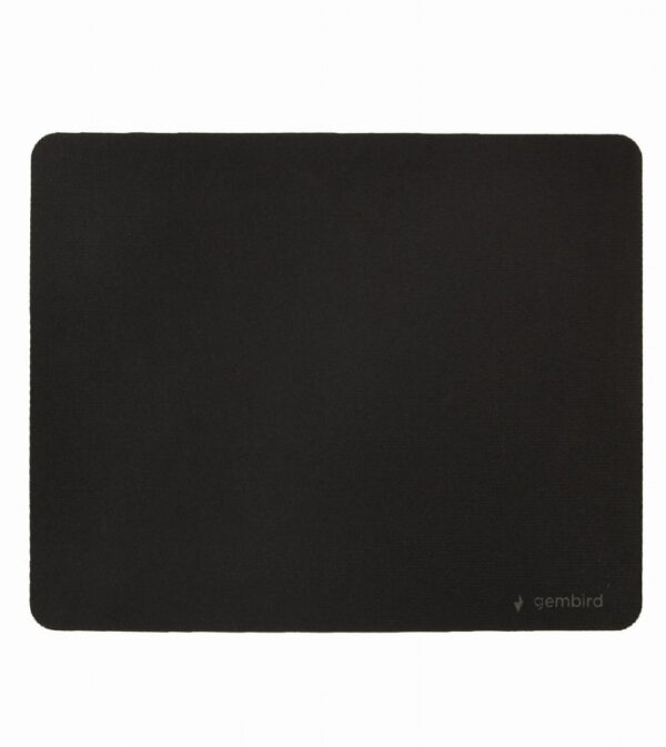 Mousepad Gembird, cauciuc si material textil, 220 x 180 x 3 mm, Negru, MP-S-BK