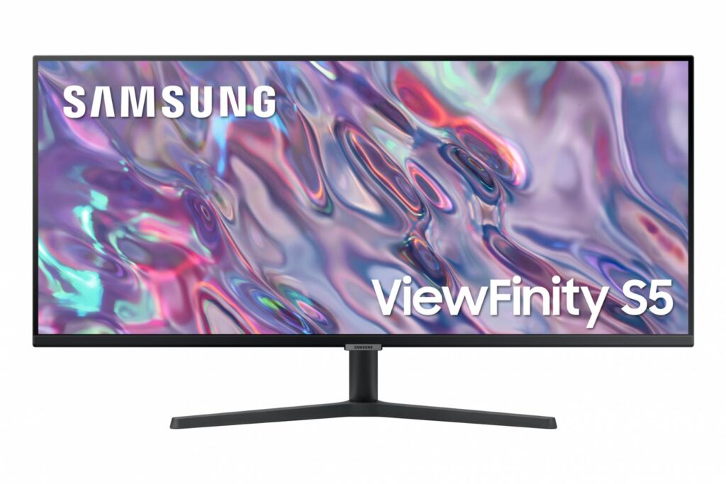 Monitor LED Samsung ViewFinity S5, 34″, WQHD 3440×1440, 5ms GTG, Black