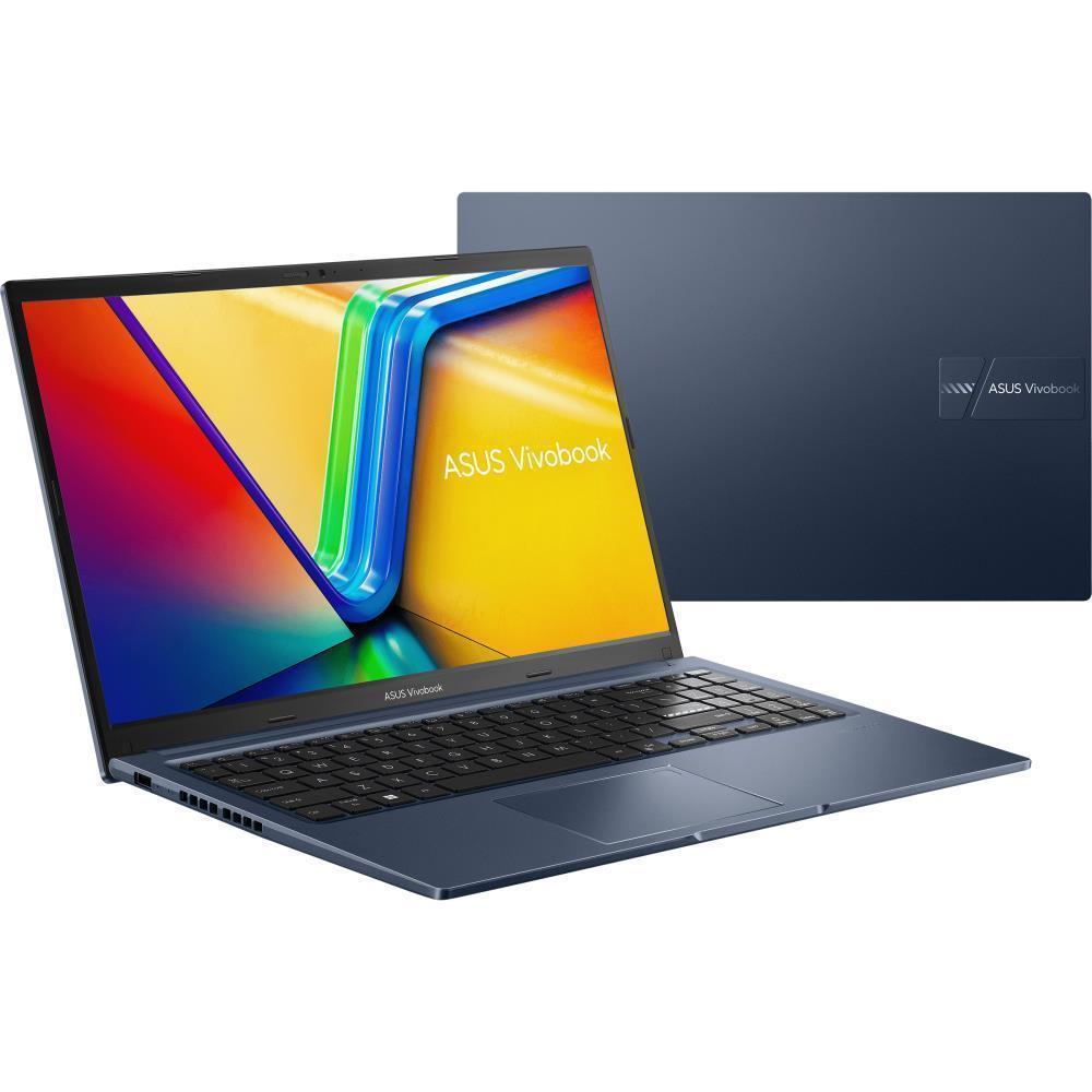 Laptop ASUS Vivobook 15 M1502YA cu procesor AMD Ryzen™ 5 7430U pana la 4.3 GHz, 15.6”, Full HD, IPS, 8GB DDR4, 512GB SSD, AMD Radeon™ Graphics, No OS, Quiet Blue