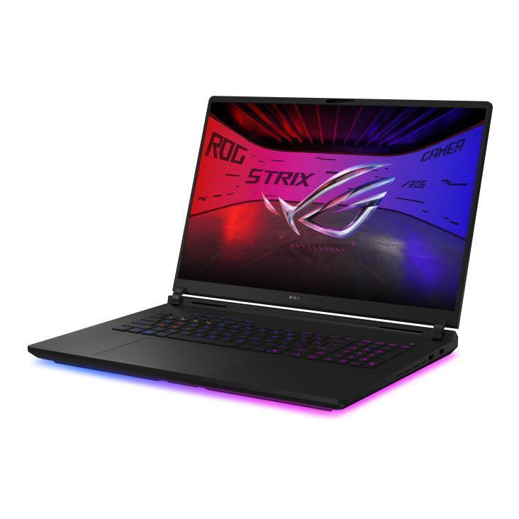 Laptop Gaming ASUS ROG Strix SCAR 18 G835LW cu procesor Intel® Core™ Ultra 9 275HX pana la 5.4GHz, 18″, 2.5K WQXGA, Mini LED, 240Hz, G-Sync, 64GB DDR5, 2TB SSD, NVIDIA® GeForce RTX™ 5080 16GB GDDR7, No OS, Off Black