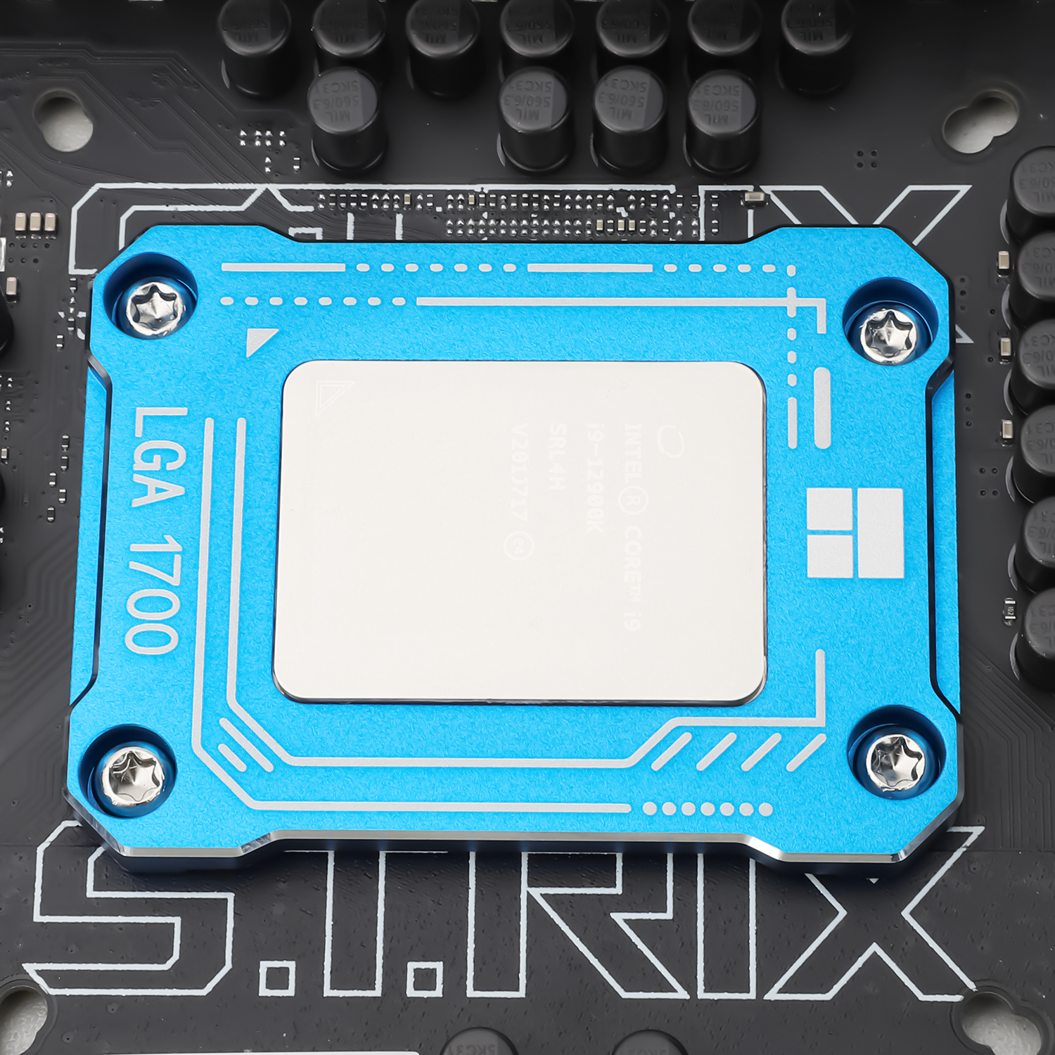 Contact frame Thermalright, compatibil LGA 1700 aliaj aluminiu, 54x70x6mm, blue, "LGA 17XX-BCF-BLUE" 4 Contact frame Thermalright, compatibil LGA 1700 aliaj aluminiu, 54x70x6mm, blue, "LGA 17XX-BCF-BLUE" - imagine 4