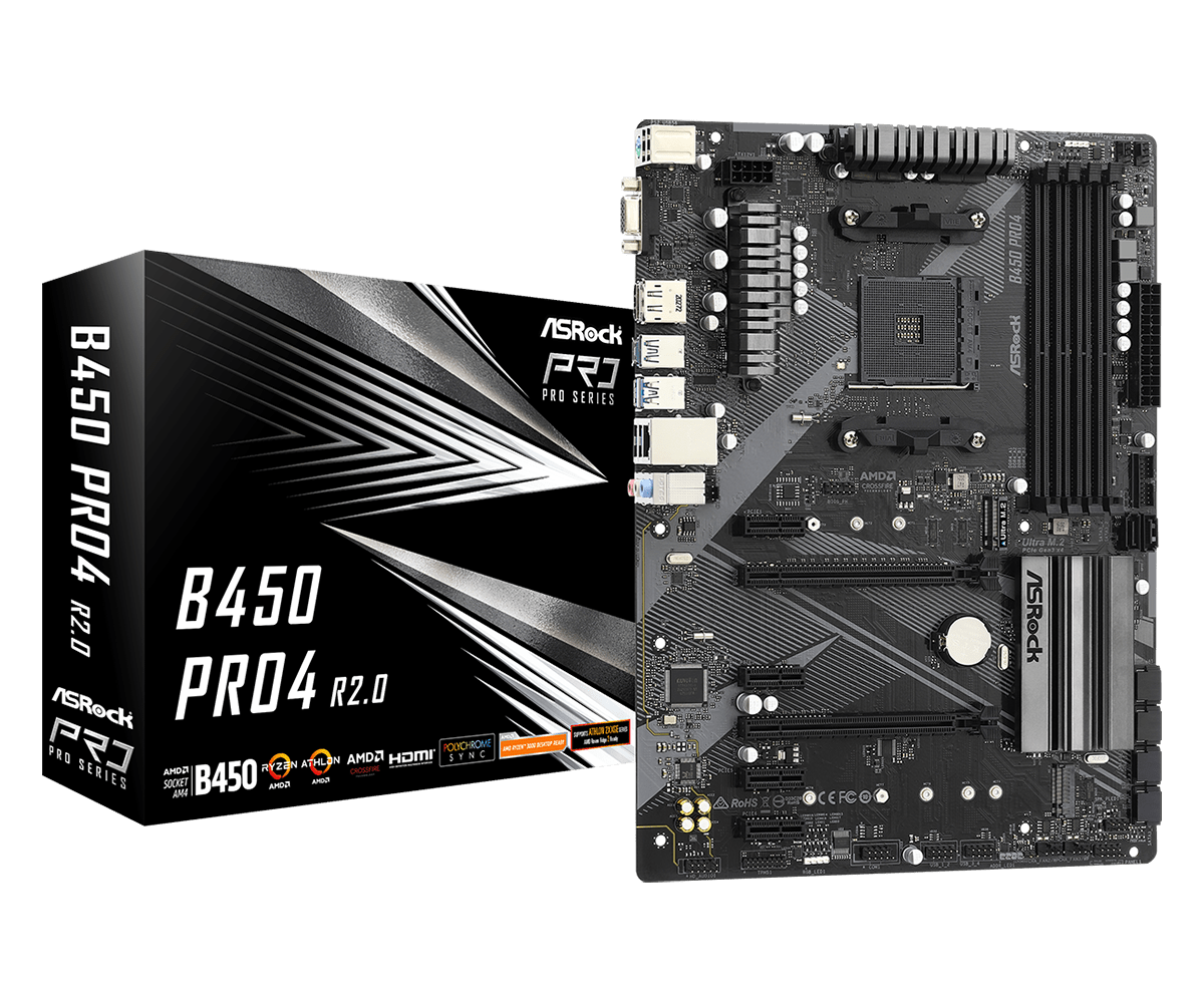 MB Asrock B450 Pro4 R2.0 AM4 4 MB Asrock B450 Pro4 R2.0 AM4 - imagine 4