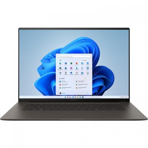 Laptop ASUS Zenbook S 16 UM5606WA cu procesor AMD Ryzen™ AI 9 HX 370 pana la 5.1GHz, 16”, 3K, OLED, 120Hz, 32GB LPDDR5X, 1TB SSD, AMD Radeon™ 890M Graphics, Windows 11 Pro, Zumaia Gray