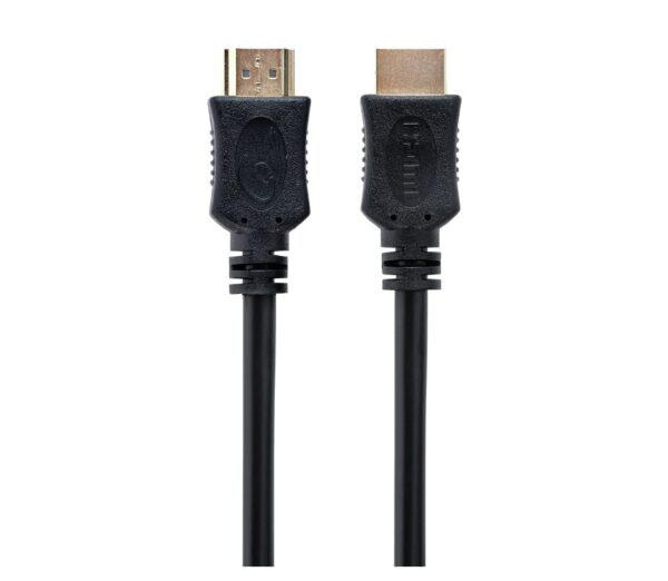 Cablu video Spacer SPC-HDMI4L-1M, HDMI tata la HDMI tata, 1m, conectori auriti, rezolutie maxima 4K 3840 x 2160 la 60 Hz, Negru