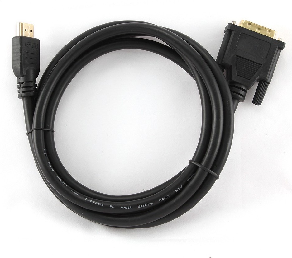 Cablu de date Gembird, HDMI-DVI T/T, 1.8 m 2 Cablu de date Gembird, HDMI-DVI T/T, 1.8 m - imagine 2
