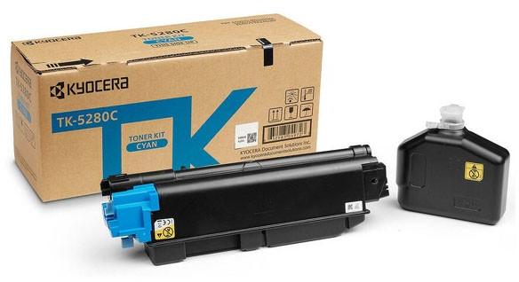 Toner Original KYOCERA Cyan, TK-5280C, pentru ECOSYS M6235CIDN|M6635CIDN|P6235CDN, 11K, (timbru verde 1.2 lei) , „TK-5280C”