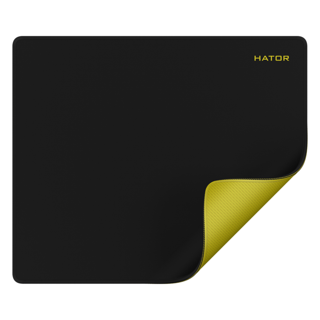 Mousepad Hator Tonn Esport L, material cauciuc, dimensiuni 500 х 420 х 4mm, Negru