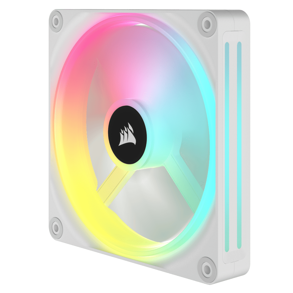 Ventilator Corsair iCUE LINK QX140 RGB Magnetic Dome, Starter Kit, 140 mm, alb 5 Ventilator Corsair iCUE LINK QX140 RGB Magnetic Dome, Starter Kit, 140 mm, alb - imagine 5