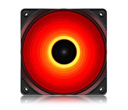 Ventilator Deepcool RF120, 120mm, iluminare rosie