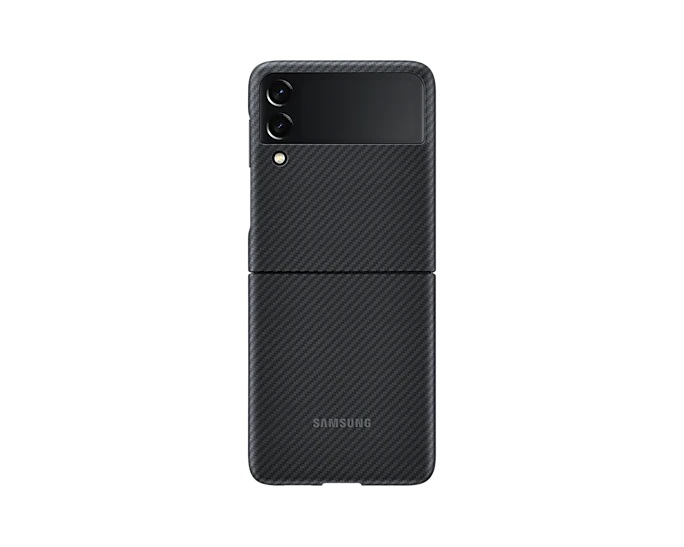 Husa Aramid Cover pentru Samsung Galaxy Z Flip 3 5G Black