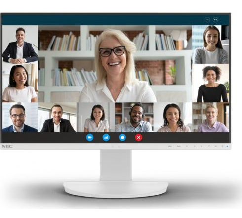 Monitor LCD, NEC, 24 inchi, iluminare LED, 1920×1080, USB-C, DisplayPort, HDMI, USB 3.1, Alb