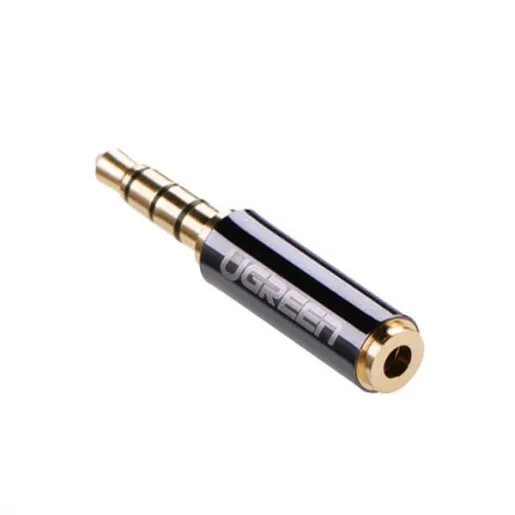 ADAPTOR audio Ugreen, 3.5 mm jack (T) la 2.5 mm (M), aurit „20502” – 6957303825028