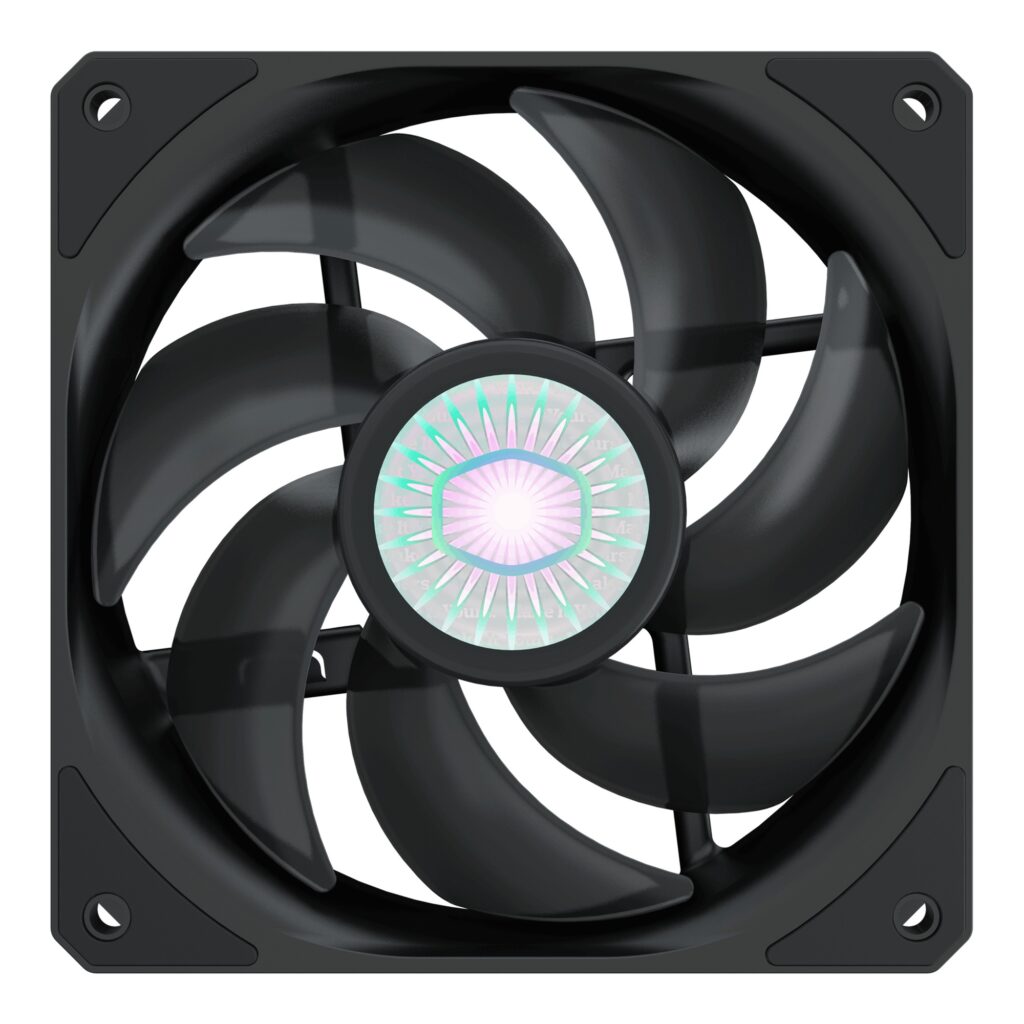 VENTILATOR COOLER MASTER PC 120x120x25mm,  „SickleFlow 120”, 62CFM, air balance, silentios, rifle bearing „MFX-B2NN-18NPK-R1”