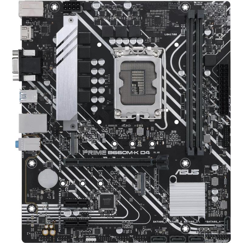 Placa de baza ASUS PRIME B660M-K D4, Socket 1700