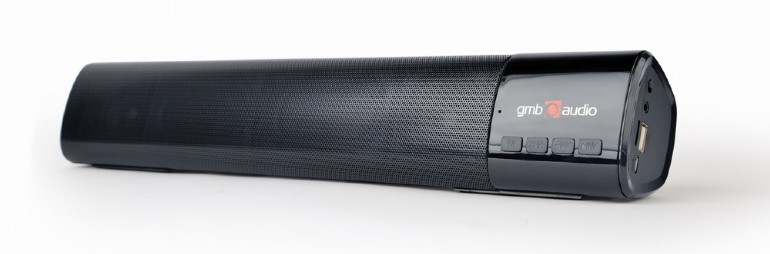 Boxe Gembird Portabile Bluetooth, Tip Soundbar, Rms: 10W (2 X 5W), Baterie 1200Mah, Black, „Spk-Bt-Bar400-01”