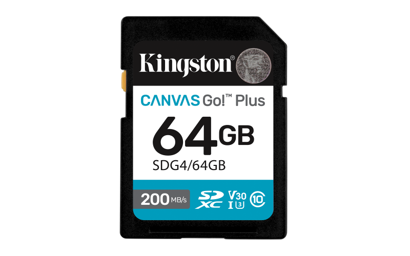 Card memorie SD Kingston Canvas Go! Plus, 1TB, viteze de pana la 200MB/s, 4K UHD, U3, V30