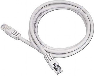 Cablu UTP GEMBIRD Cat5e, cupru-aluminiu, 2 m, gri, AWG26, PP12-2M