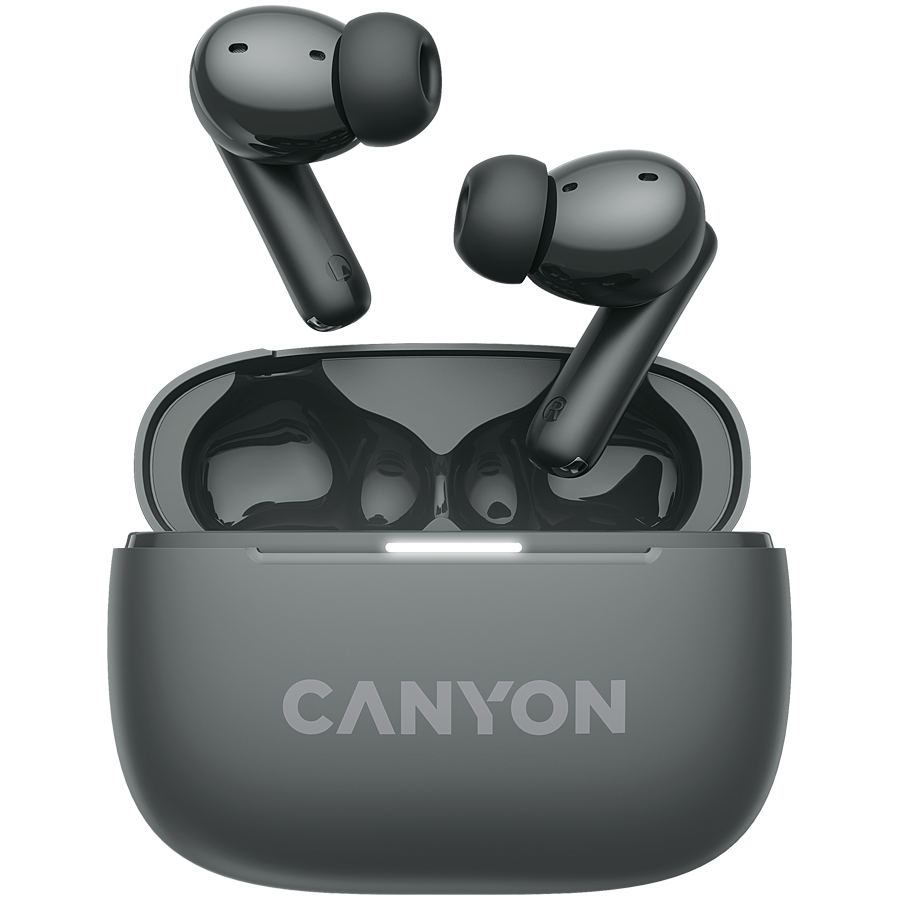 Casti wireless, Canyon, Bluetooth, Negru