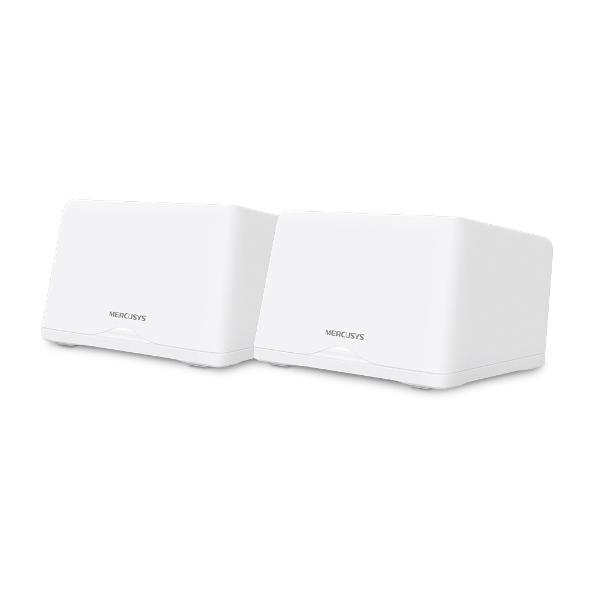 Sistem Mesh Wi-Fi Mercusys Halo H47BE(2-pack), BE9300, Tri-Band, Wi-Fi 7, MLO, Seamless Roaming, 3 porturi 2.5G, acoperire pentru intreaga casa