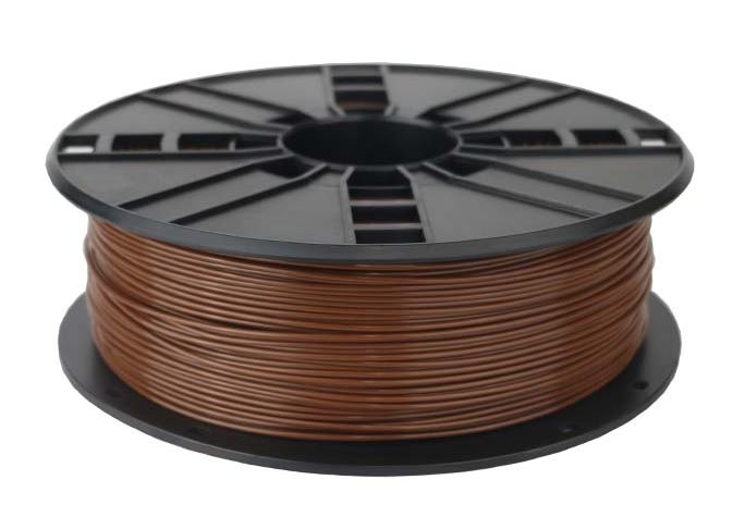 Filament Gembird pentru imprimanta 3D, PLA, 1,75 mm diamentru, 1Kg / bobina, aprox. 330m, topire 190-220 °C, maro