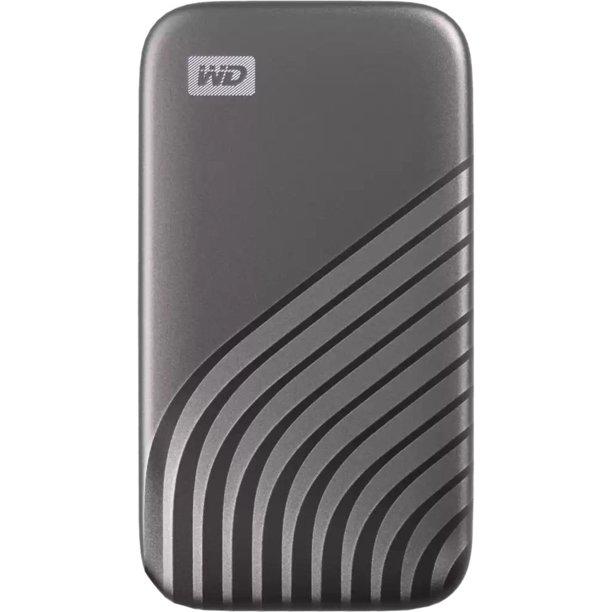 SSD Extern WD My Passport™ 4TB, USB 3.2 Gen2 Type-C/A, NVMe, Space Gray