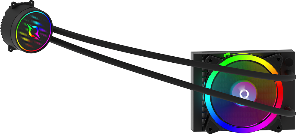 Cooler Procesor AQIRYS Aquarius 120 AiO Black, compatibil AMD/Intel 3 Cooler Procesor AQIRYS Aquarius 120 AiO Black, compatibil AMD/Intel - imagine 3