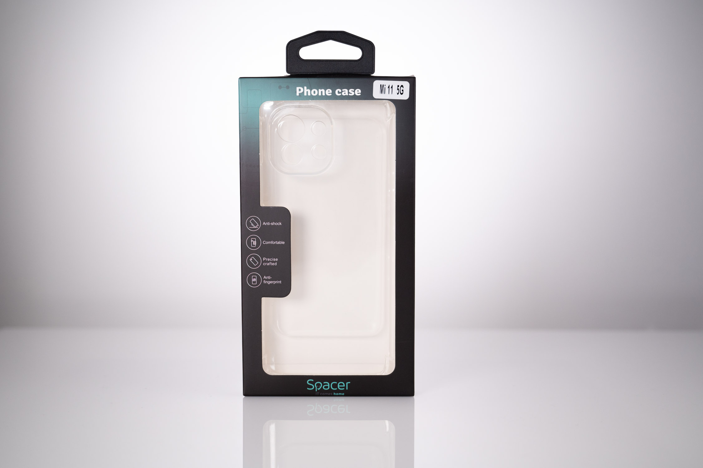 Husa de protectie Spacer pentru Xiaomi Mi 11 5G, material flexibil TPU, Transparenta 4 Husa de protectie Spacer pentru Xiaomi Mi 11 5G, material flexibil TPU, Transparenta - imagine 4