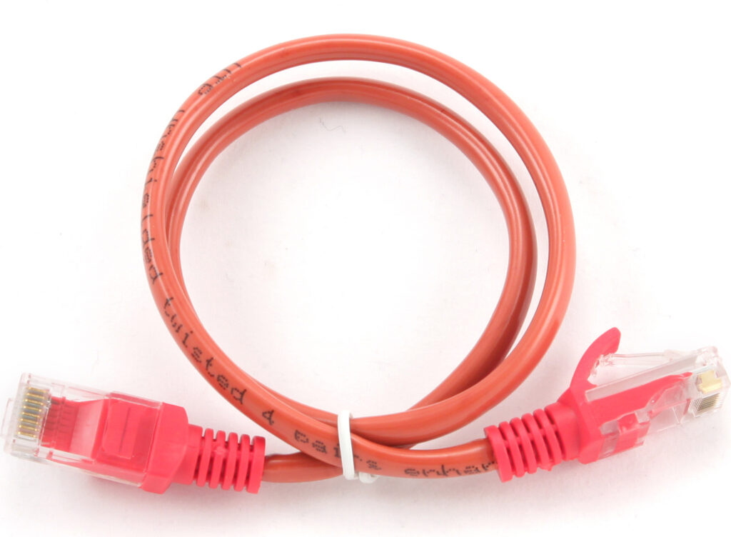 Cablu UTP GEMBIRD Cat5e, cupru-aluminiu, 2 m, rosu, AWG26, PP12-2M/R