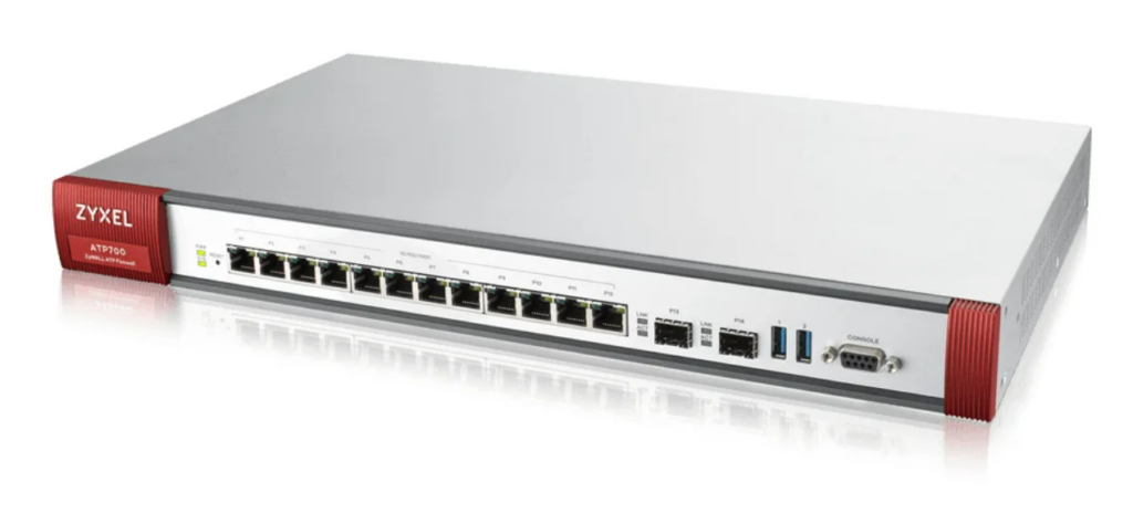 Debit de firewall, ZyXEL, ATP700, 6000 Mbit/s, Argintiu/Rosu