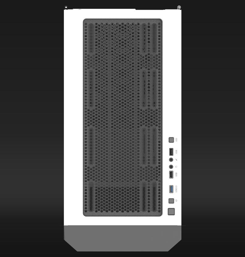 Carcasa AQIRYS Aquilla, Mid-Tower, fara sursa, E-ATX, White 2 Carcasa AQIRYS Aquilla, Mid-Tower, fara sursa, E-ATX, White - imagine 2