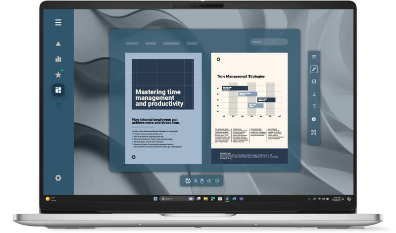 Laptop Dell Pro 16 PC16255 cu procesor AMD Ryzen AI 7 350 pana la 5.0Ghz, 16″ Full HD+, 16GB DDR5 RAM, 512GB SSD, AMD Radeon 860M graphics, Windows 11Pro, Platinum Silver