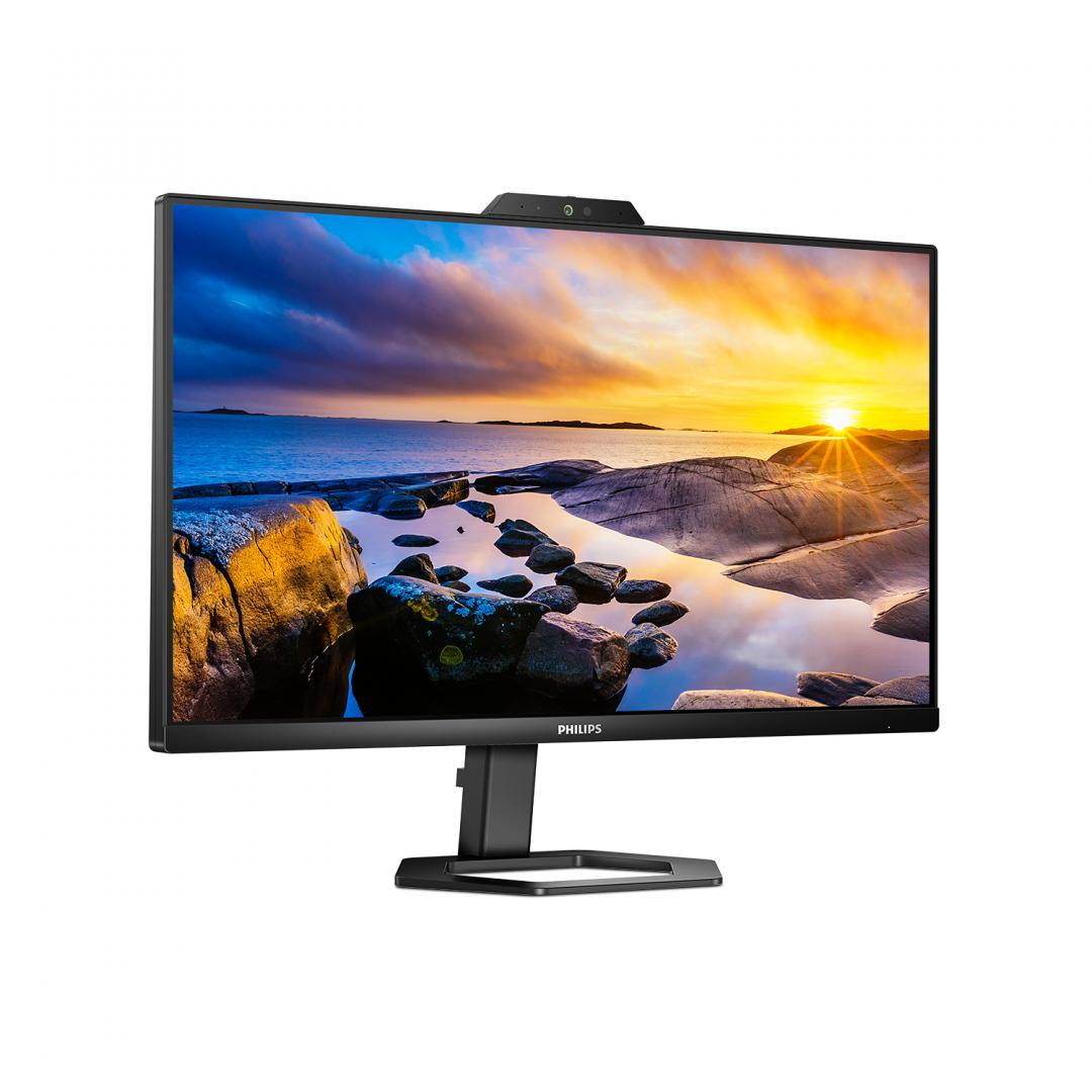 Monitor WLED IPS Philips 23.8" FHD 75Hz 4ms HDMI DisplayPort USB USB-C Webcam Pivot 24E1N5300HE/00 3 Monitor WLED IPS Philips 23.8" FHD 75Hz 4ms HDMI DisplayPort USB USB-C Webcam Pivot 24E1N5300HE/00 - imagine 3