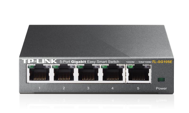 Switch TP-LINK TL-SG105E, 5 x 10/100/1000Mbps 5 Switch TP-LINK TL-SG105E, 5 x 10/100/1000Mbps - imagine 5