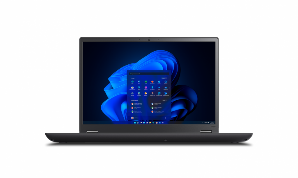 Laptop Lenovo ThinkPad P16v Gen 2 cu procesor Intel® Core™ Ultra 9 185H pana la 5.1GHz, 16″ WQUXGA, IPS, 64GB DDR5 RAM, 1TB SSD, NVIDIA® RTX 3000 8GB GDDR6, Windows® 11 Pro, Black, 3-year, Courier or Carry-in