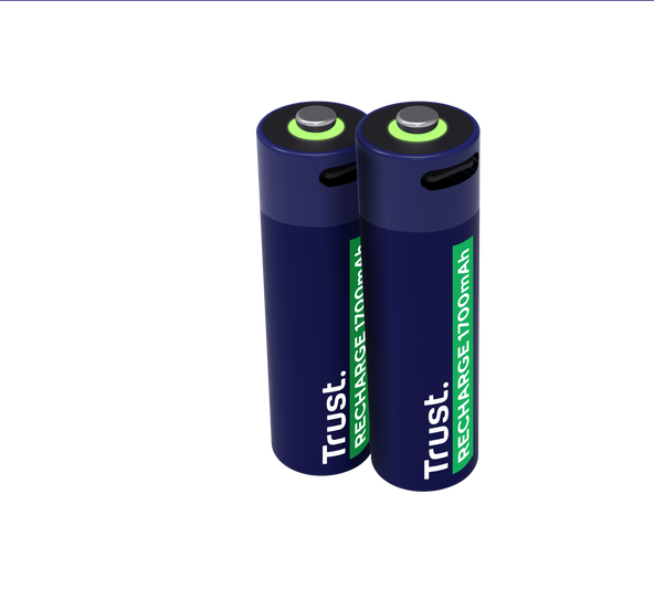 Baterii reincarcabile Trust AAAUSB-C 2x