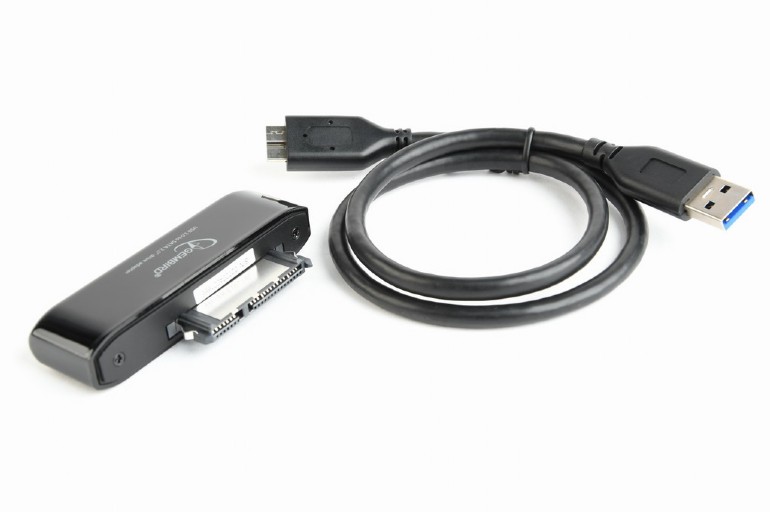 Cablu USB Gembird adaptor, USB 3.0 (T) la S-ATA (T), 30cm, Negru, AUS3-02 3 Cablu USB Gembird adaptor, USB 3.0 (T) la S-ATA (T), 30cm, Negru, AUS3-02 - imagine 3